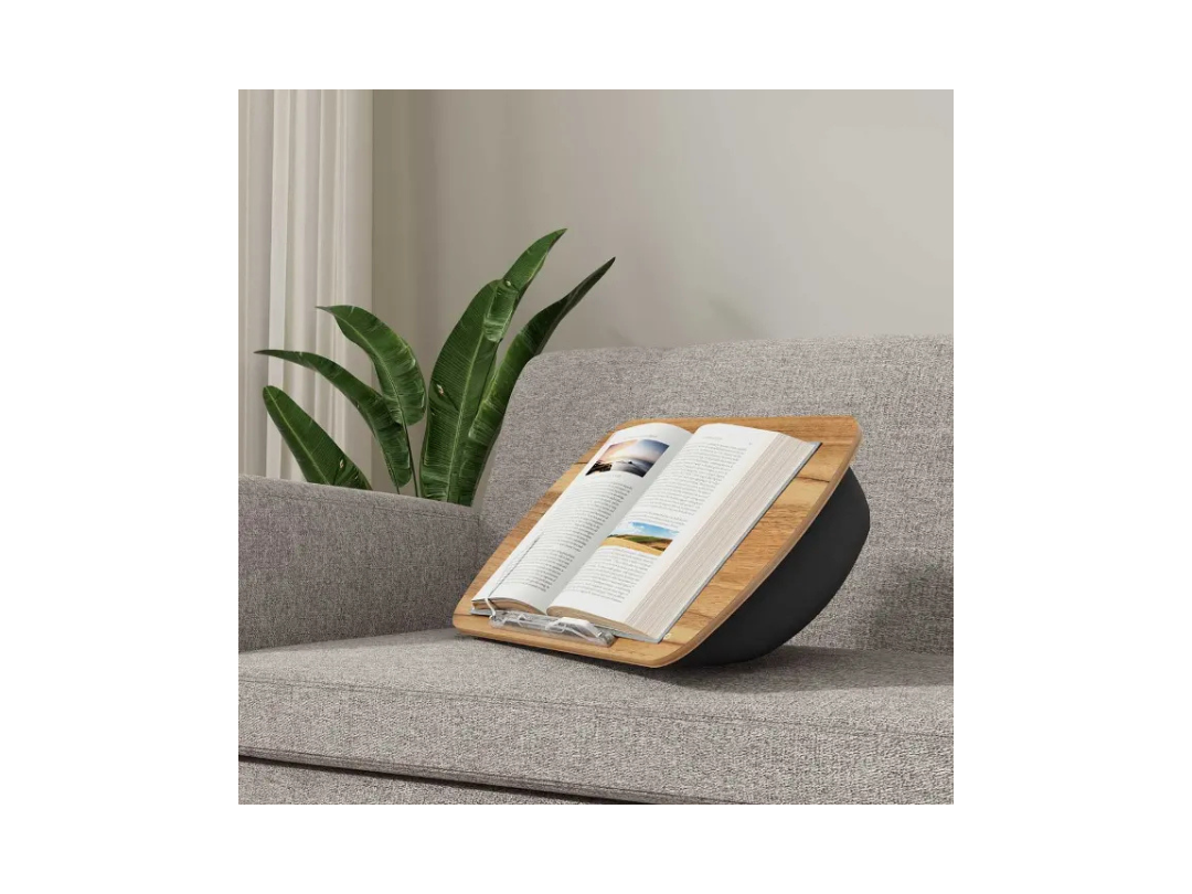 Porodo Lifestyle Laptop Stand with Pillow Base - Grey | Qatar Porodo Lifestyle Laptop Stand with Pillow Base - Grey | Qatar